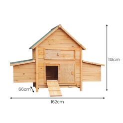 Alternative view of Wooden Chicken Coop & Rabbit Hutch