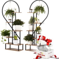 Separate Heart Metal Plant Stand