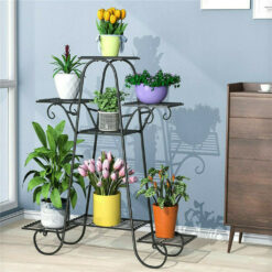 Alternative view of 7 Tier Metal Plant Stand