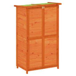 Alternative view of Pinewood Garden Tool Shed 83x57x140cm - Brown