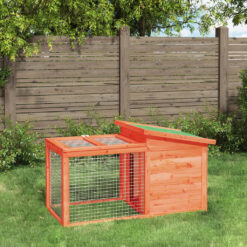 Pinewood Rabbit Hutch 100.5x54x55cm