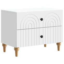 Bedside Cabinet 62x34.5x48cm - White