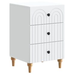 Bedside Cabinet 43x41x66.5cm - White
