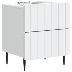 Alternative view of Bedside Cabinet 43x34.5x49.5cm - White