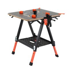 Alternative view of Folding Work Table 70x65x91.5cm - Black