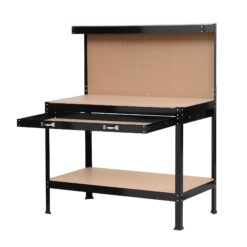 Alternative view of Workbench with Pegboard 119.5x59.5x150cm